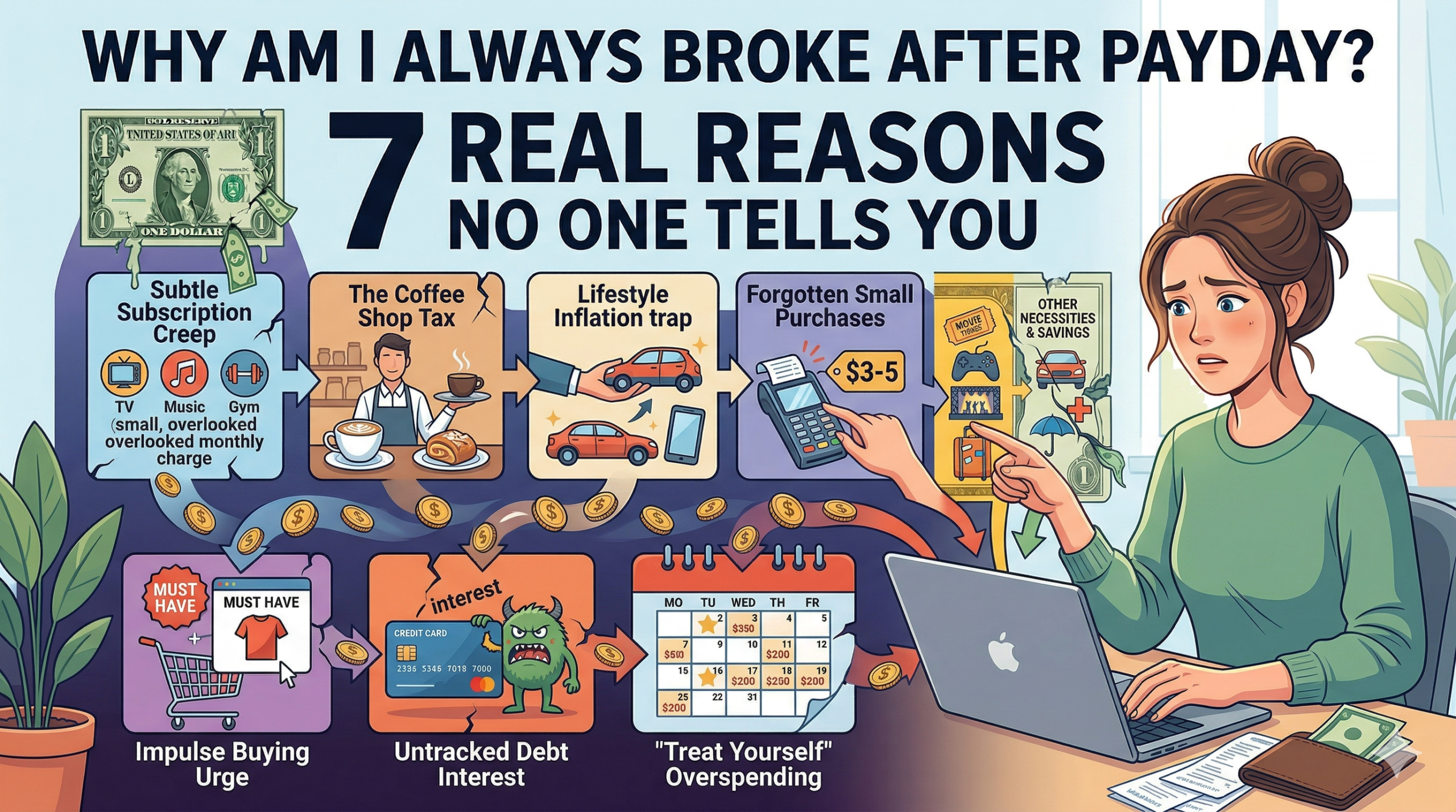 Why Am I Always Broke After Payday? Here's the Real Reason No One Tells You