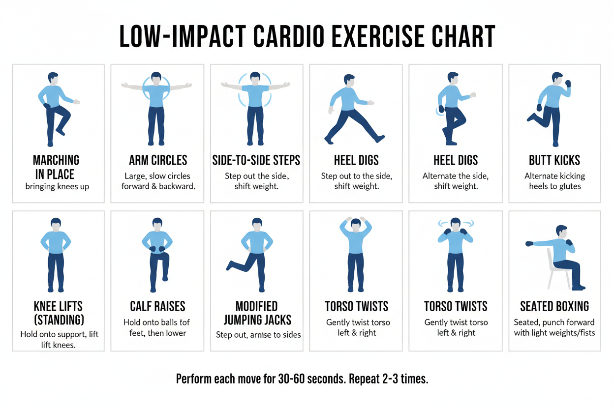 10 Best Low Impact Cardio Workouts for Beginners at Home 10 Best Low Impact Cardio Workouts for Beginners at Home 1