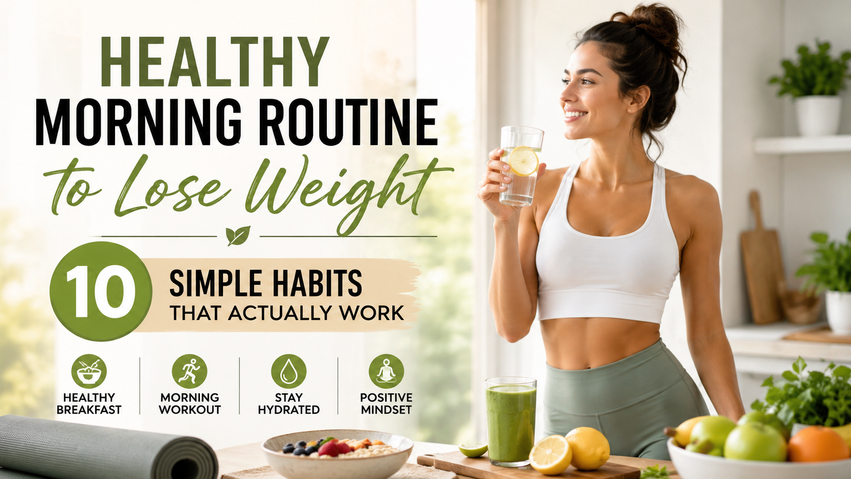 Healthy Morning Routine to Lose Weight: 10 Simple Habits Healthy Morning Routine to Lose Weight: 10 Simple Habits