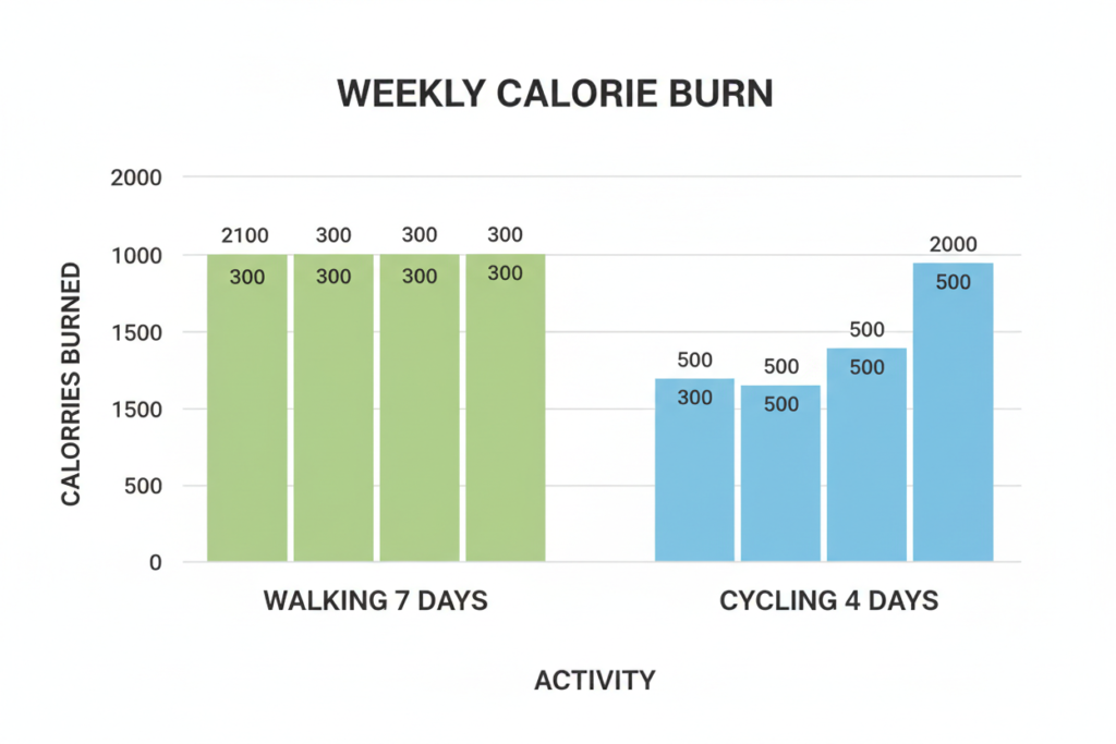 Walking vs Cycling for Fat Loss: The Winner for Weight Loss Walking vs Cycling for Fat Loss