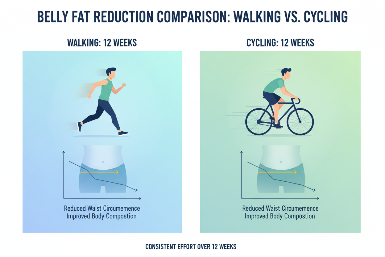 Walking vs Cycling for Fat Loss: The Winner for Weight Loss Walking vs Cycling for Fat Loss