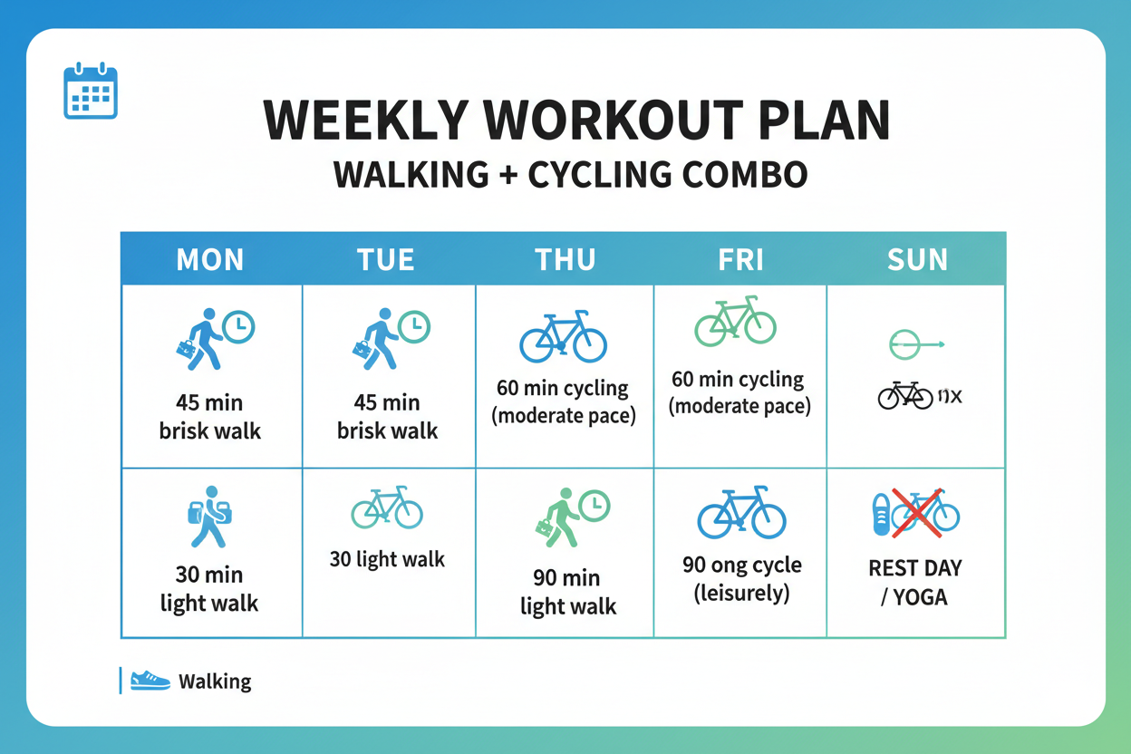 Walking vs Cycling for Fat Loss: The Winner for Weight Loss Walking vs Cycling for Fat Loss