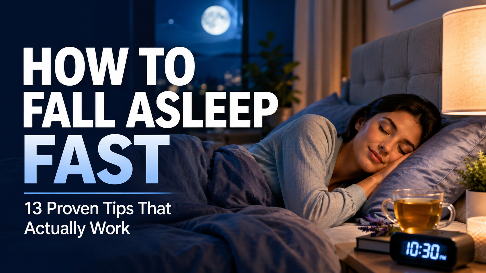How to Fall Asleep Fast: 13 Proven Tips That Actually Work