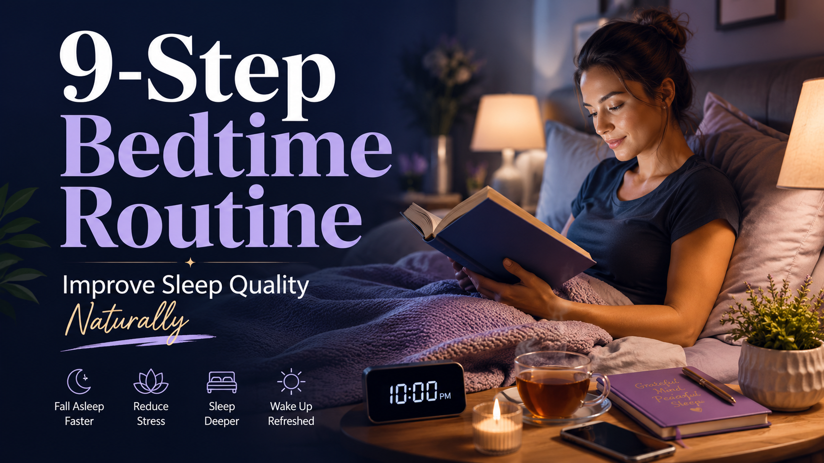 9-Step Bedtime Routine for Adults to Improve Sleep Quality