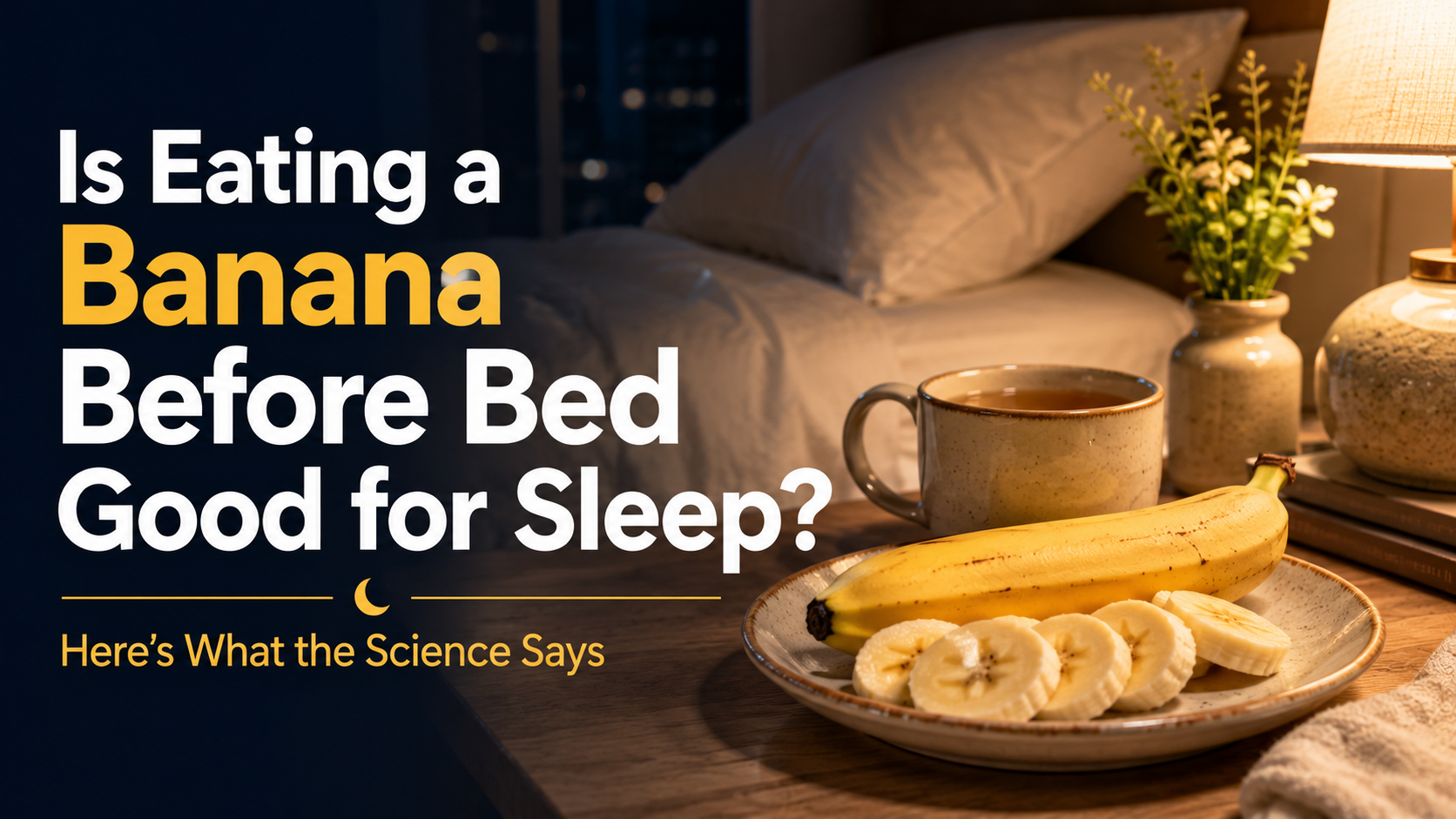 banana before bed good for sleep?