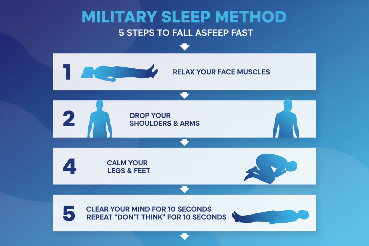 military sleep method: how to fall asleep fast