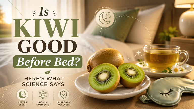 Is Kiwi Good Before Bed